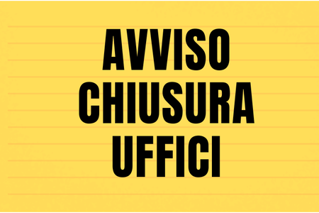 CHIUSURA UFFICI COMUNALI 02 MAGGIO 2025
