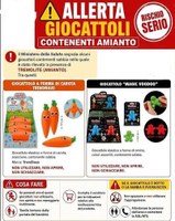 GIOCATTOLI CONTENENTI AMIANTO (TREMOLITE)